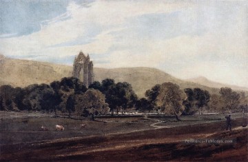 Dist aquarelle peintre paysages Thomas Girtin Peinture à l'huile